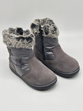 Primigi Winterstiefel hellgrau Leder Vorderansicht – Wichtel Outlet