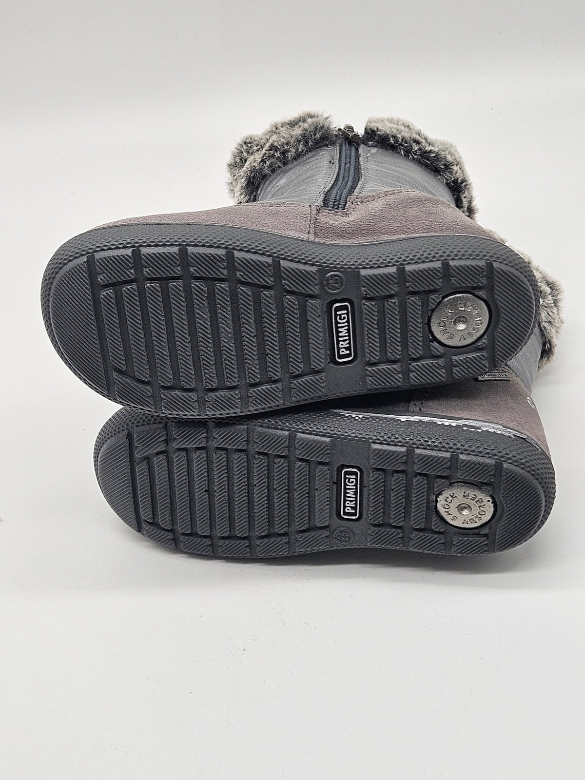 Primigi Winterstiefel hellgrau Leder Detailansicht – Wichtel Outlet