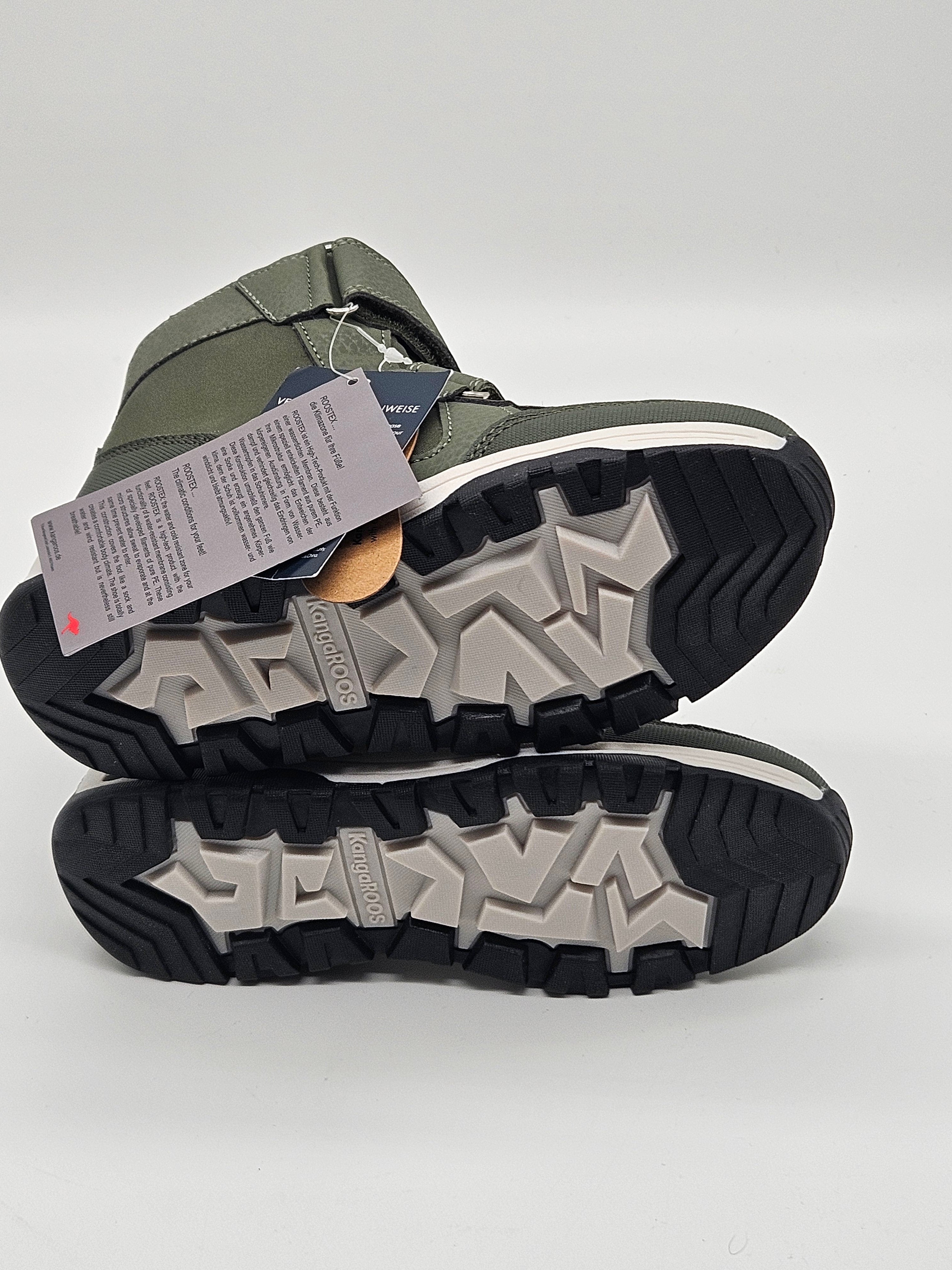 Kangaroos T-Rex Sneaker High, weiße Sportschuhe mit T-Rex-Design, sportliches Schuhmodell für aktive Tage