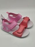 U.S. Polo Bade Sandalen aus Leder mit verstellbarem Riemen und gepolstertem Fußbett, sommerlicher Schuh für Damen.