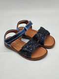 PomPom Sandalen mit bunten PomPom-Details, offene Sandalen für Damen, sommerliches Schuhdesign