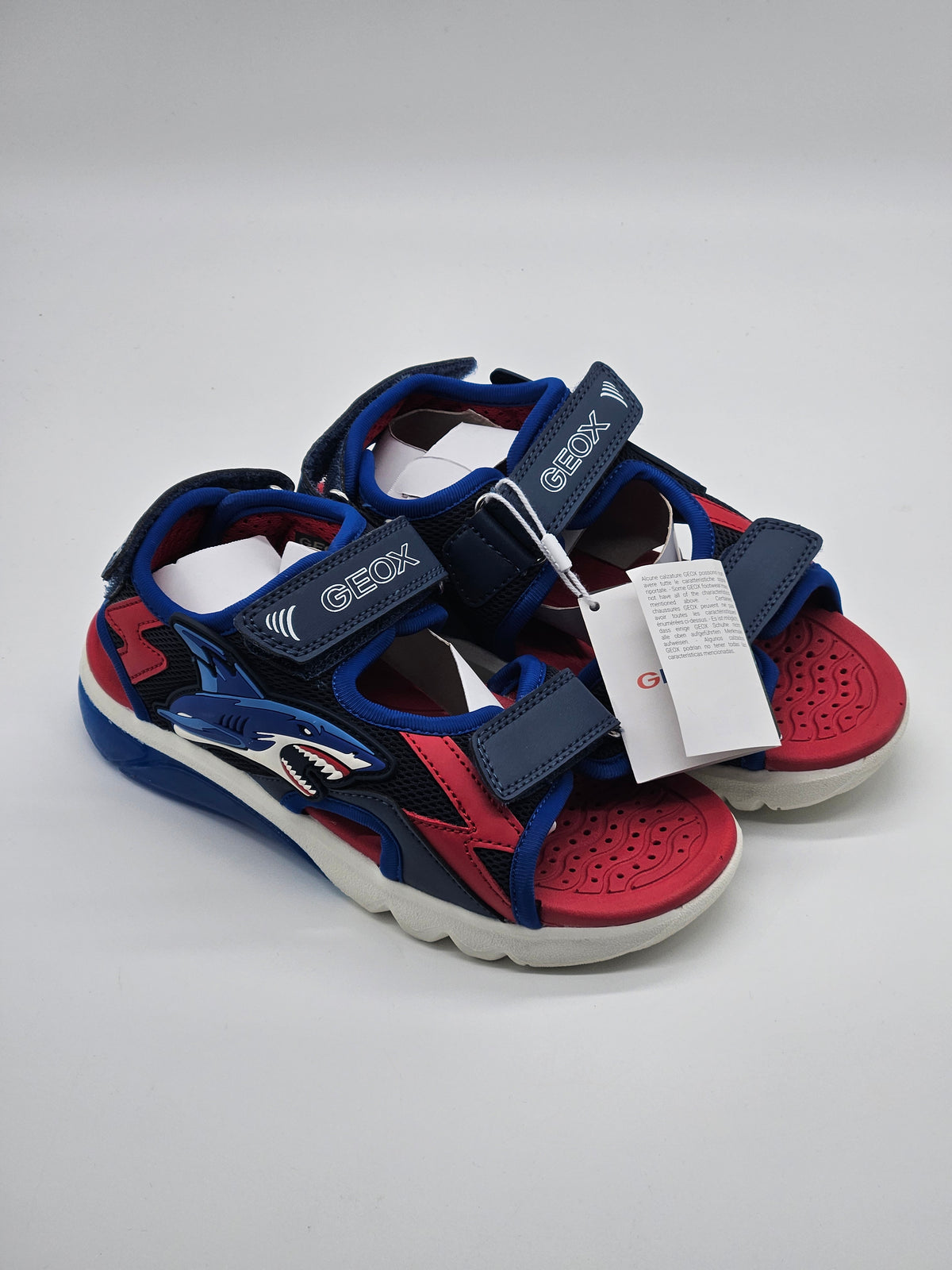 Geox Sandalen Ciberdron blau Vorderansicht – Wichtel Outlet