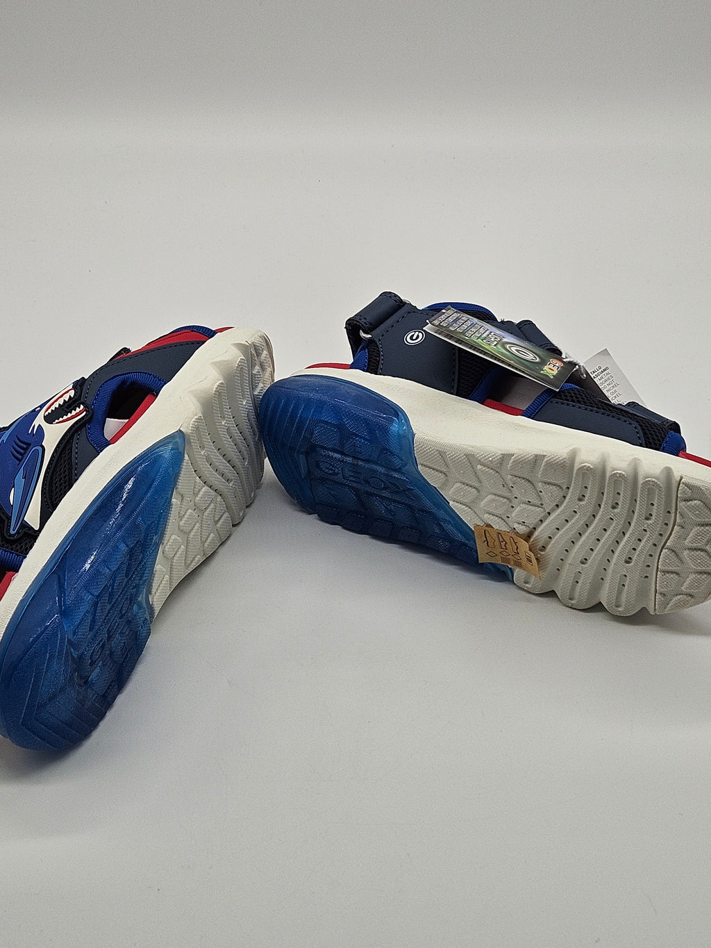 Geox Sandalen Ciberdron blau Detailansicht – Wichtel Outlet