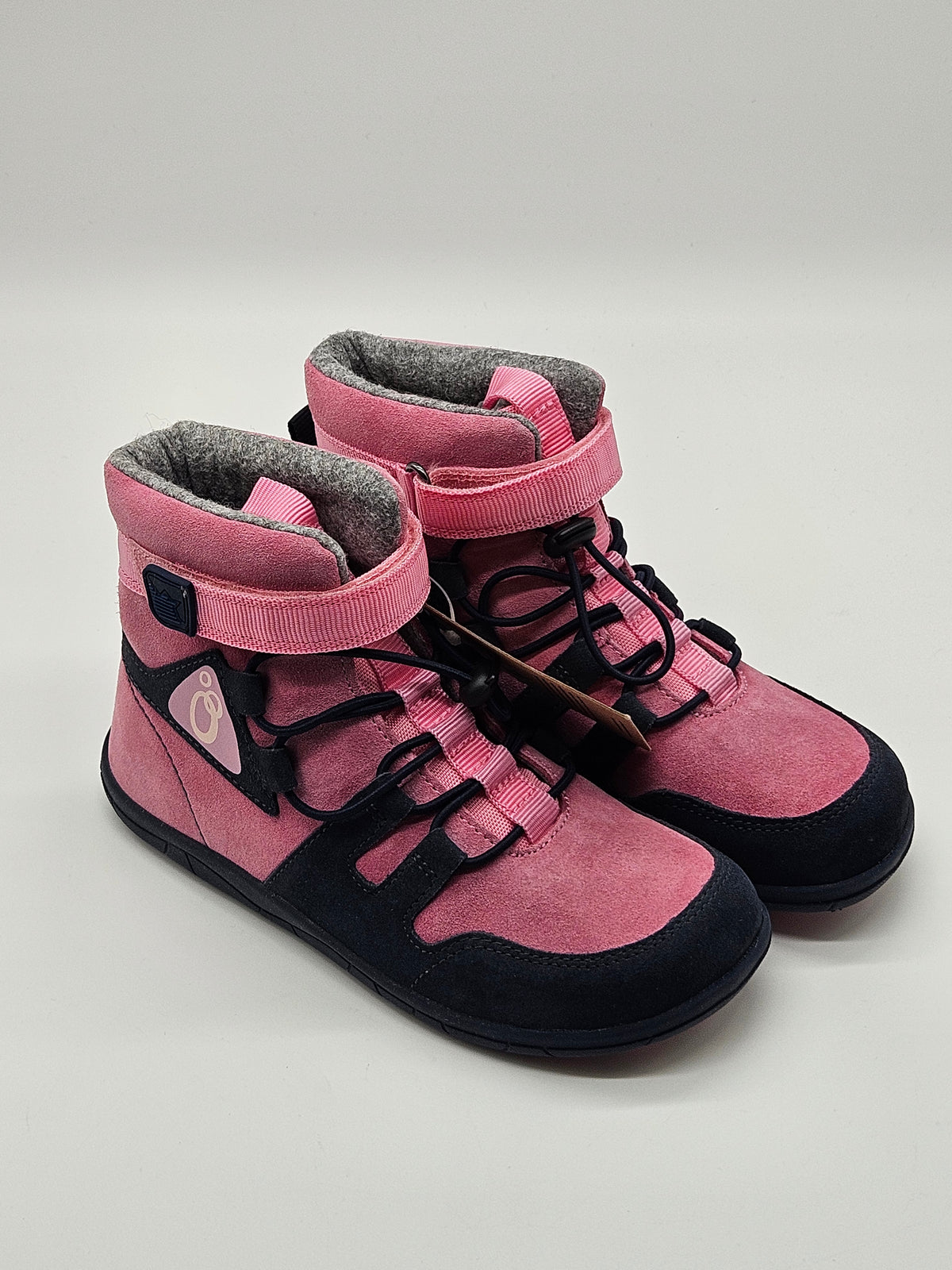 Lamino Barfuß-Boots rosa Kinder Vorderansicht – Wichtel Outlet