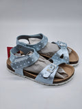 Kindersandalen hellblau Vorderansicht – Wichtel Outlet