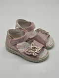 Primigi Leder-Sandalen rosa Kinder Vorderansicht – Wichtel Outlet