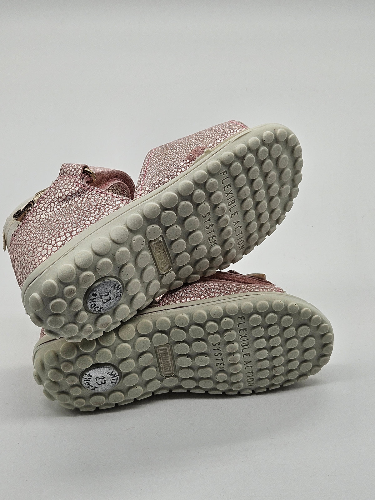 Primigi Leder-Sandalen rosa Kinder Detailansicht – Wichtel Outlet