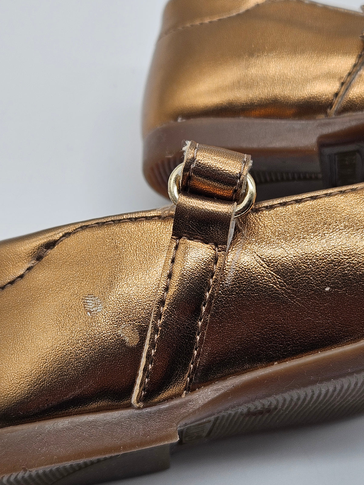 Primigi Ballerinas Happy Dance gold Seitenansicht – Wichtel Outlet