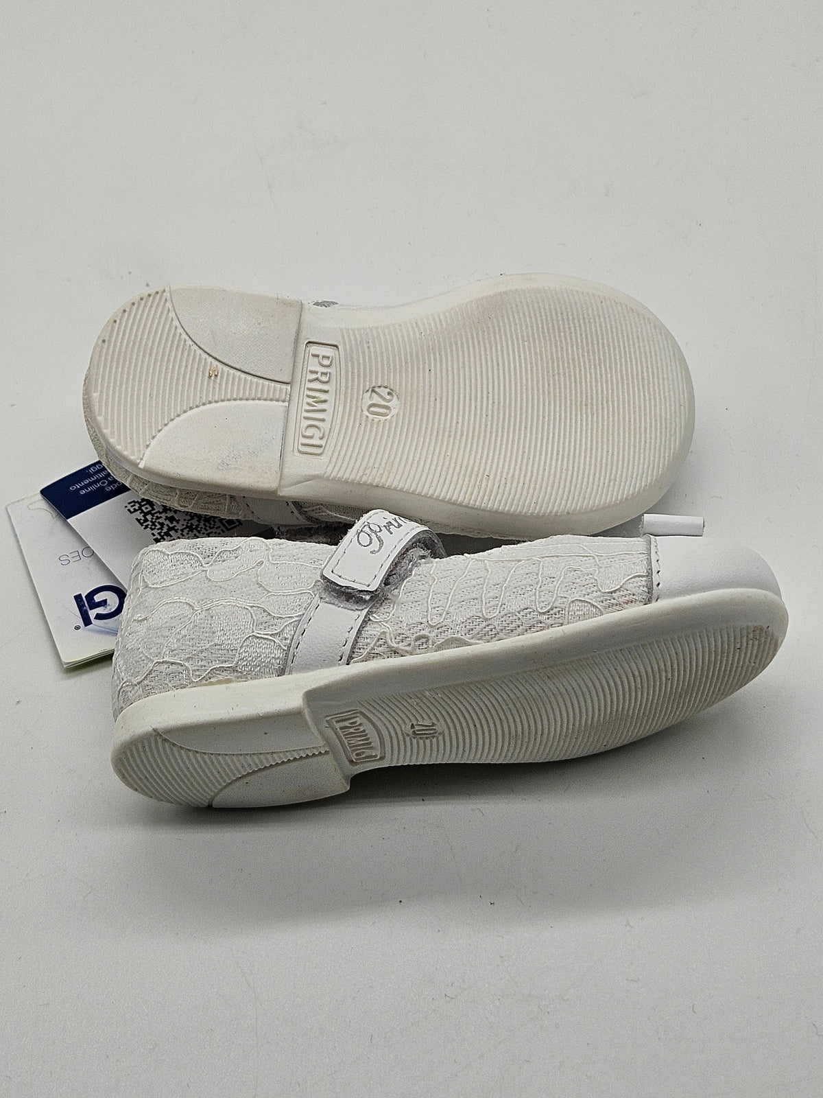 Primigi Ballerinas Happy Dance weiß Detailansicht – Wichtel Outlet