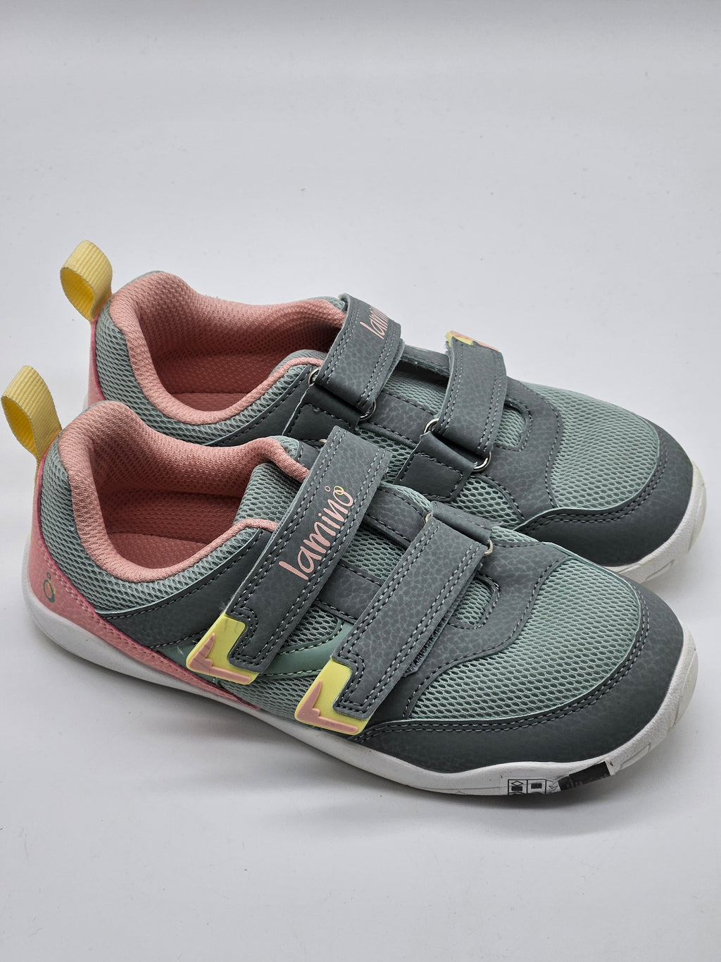 Lamino Barfußschuhe türkis Kinder Vorderansicht – Wichtel Outlet