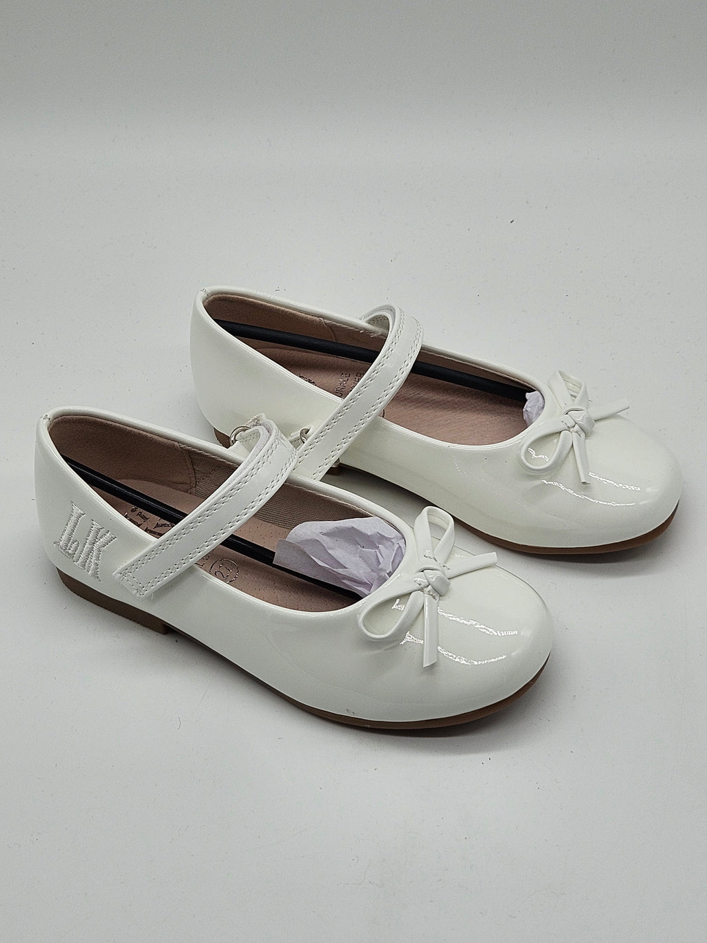 Lelli Kelly Spangenballerinas weiß Vorderansicht – Wichtel Outlet