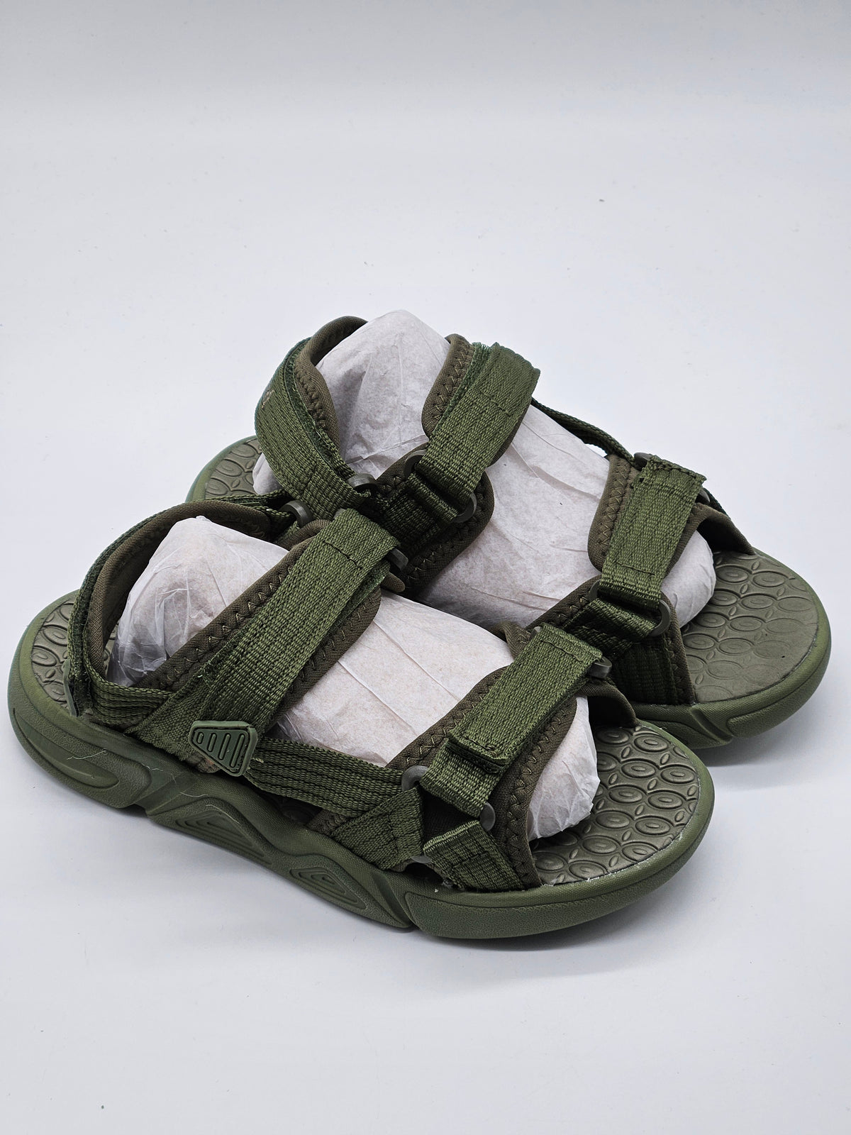 Bisgaard Sandalen Paul khaki Vorderansicht – Wichtel Outlet
