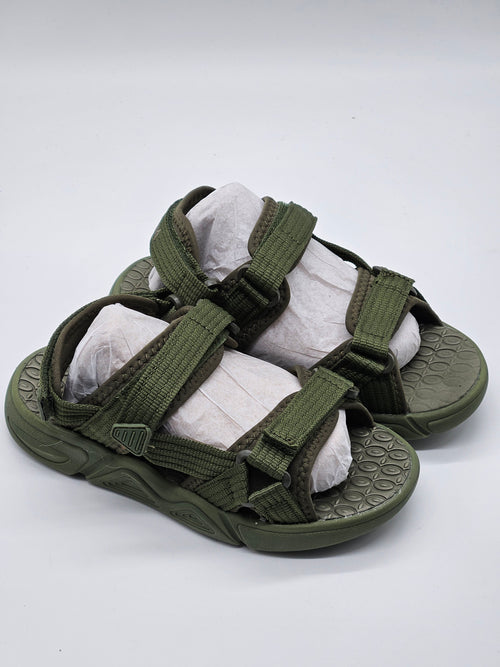 Bisgaard Sandalen Paul khaki Vorderansicht – Wichtel Outlet