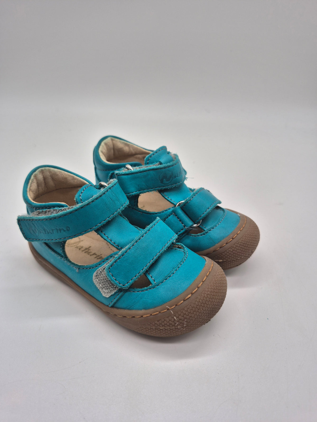 Naturino Sandalen türkis Gr.20 Vorderansicht – Wichtel Outlet