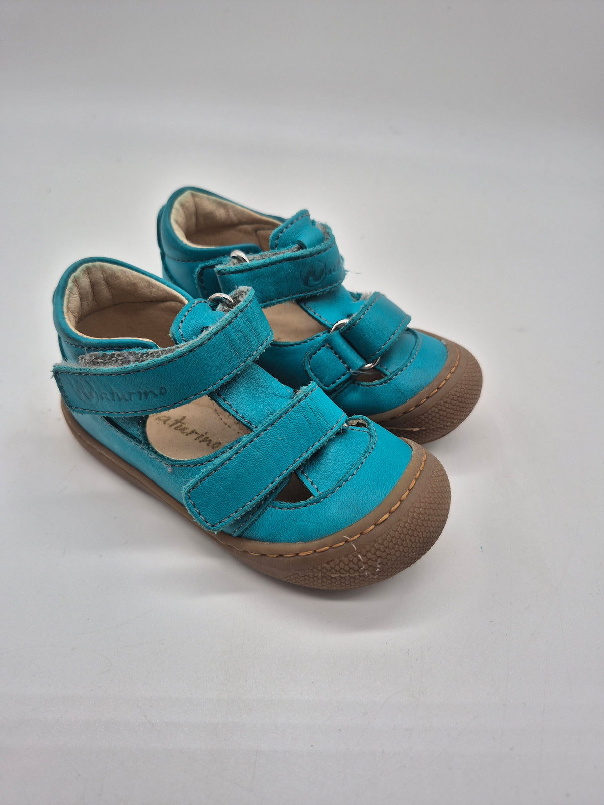 Naturino Sandalen türkis Gr.20 Seitenansicht – Wichtel Outlet