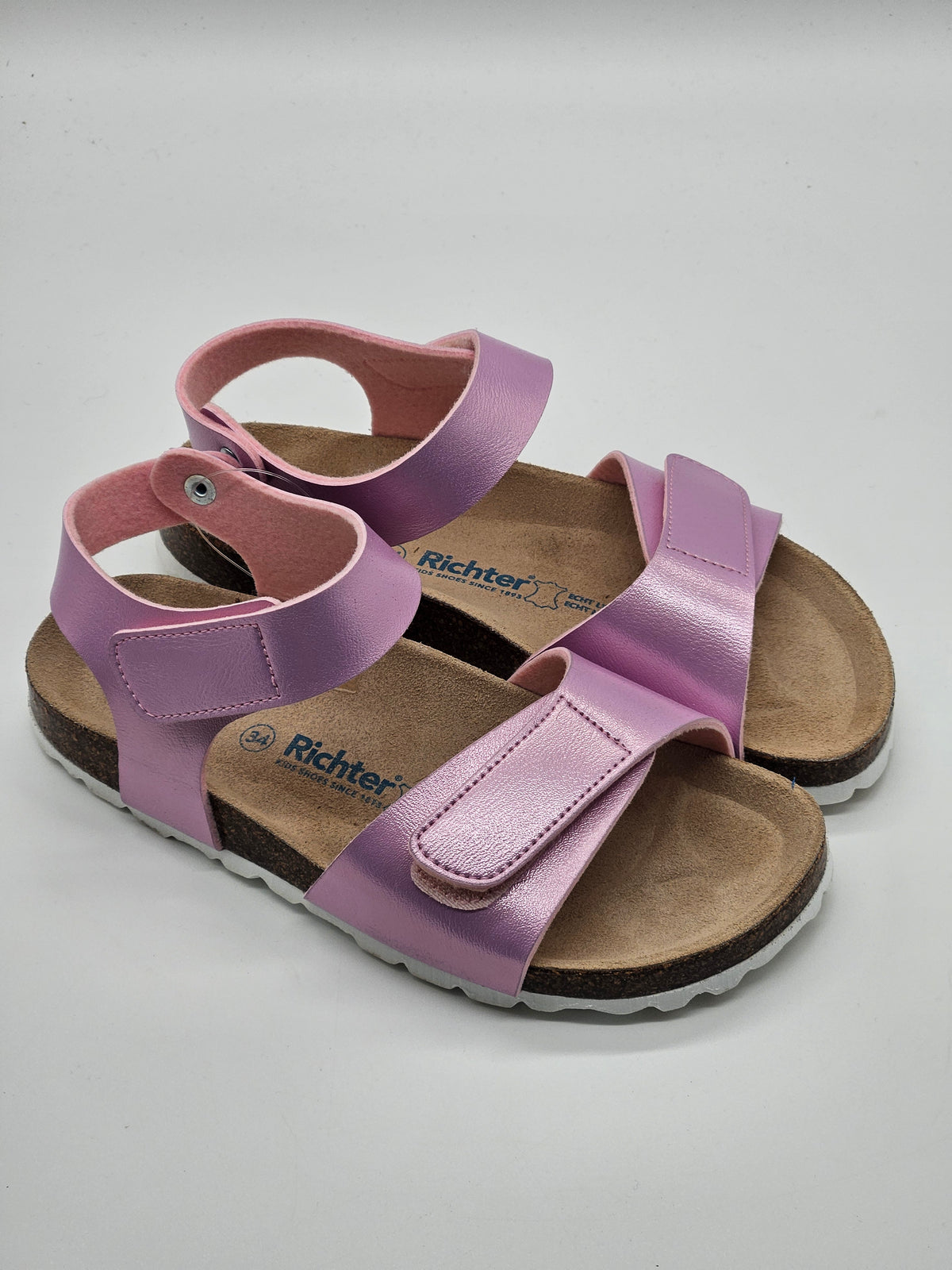 Richter Rio Sandalen pink Mädchen Gr.32 Vorderansicht – Wichtel Outlet