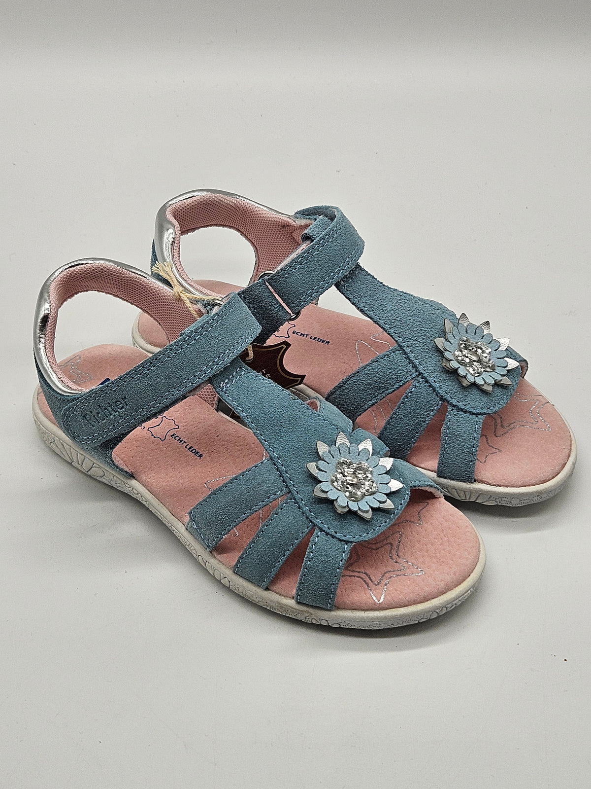 Richter Sole Sandalen blau Mädchen Gr.31 Vorderansicht – Wichtel Outlet