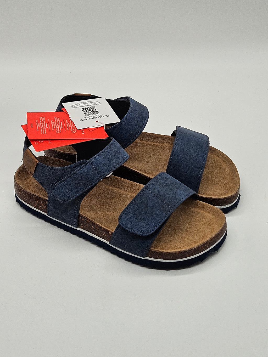 Sandalen Wildleder blau Jungen Gr.35 Vorderansicht – Wichtel Outlet