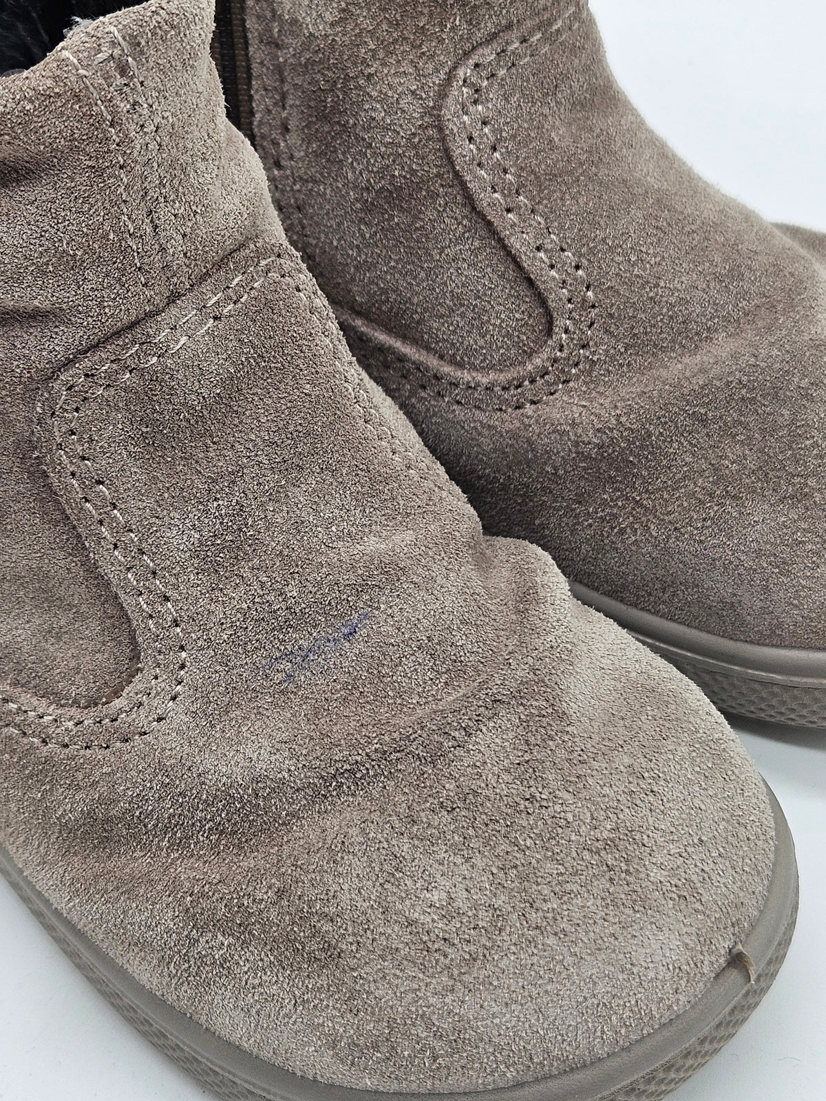 Primigi Leder Winterstiefel Vado beige Gr.23 Seitenansicht – Wichtel Outlet