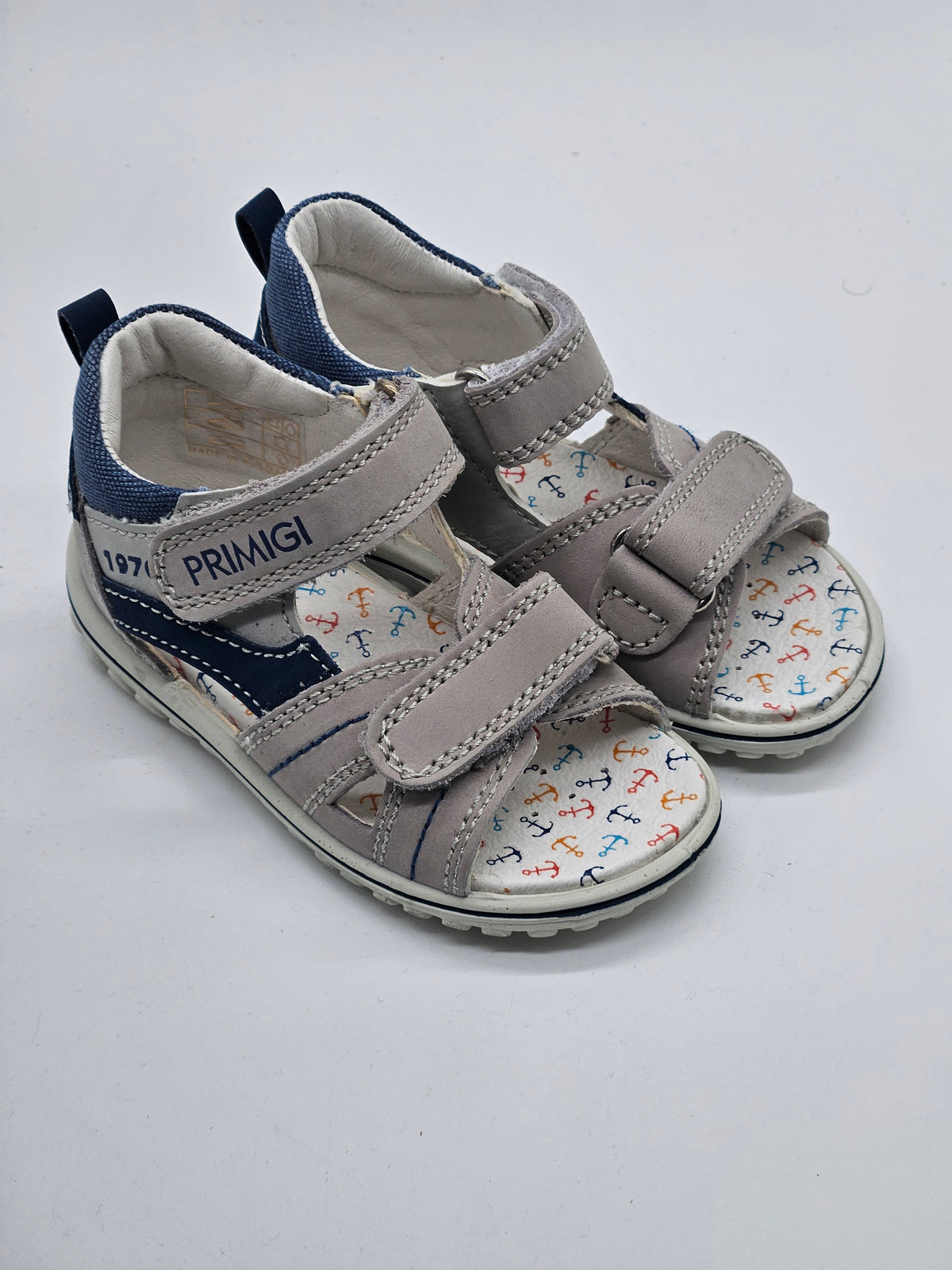 Primigi Sandalen blau Jungen Gr.24 Vorderansicht – Wichtel Outlet