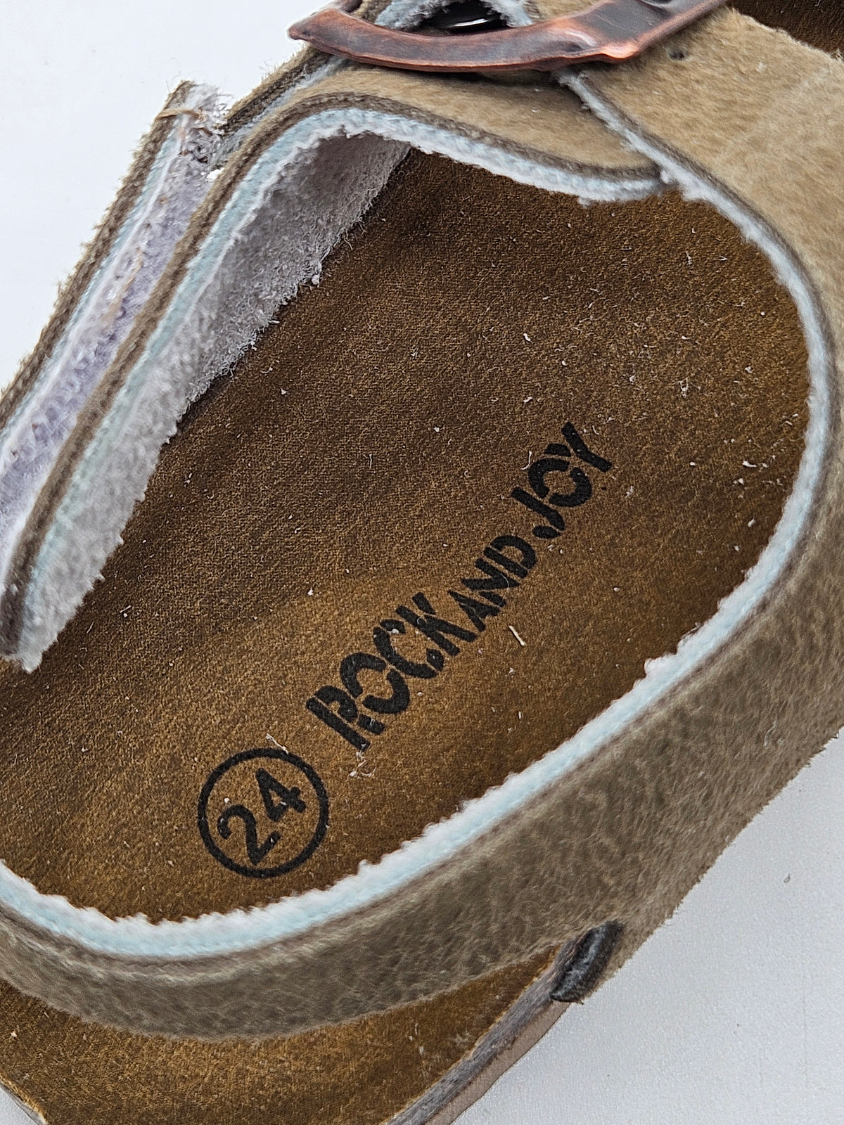 Rock and Joy Sandalen grün Gr.24 Seitenansicht – Wichtel Outlet