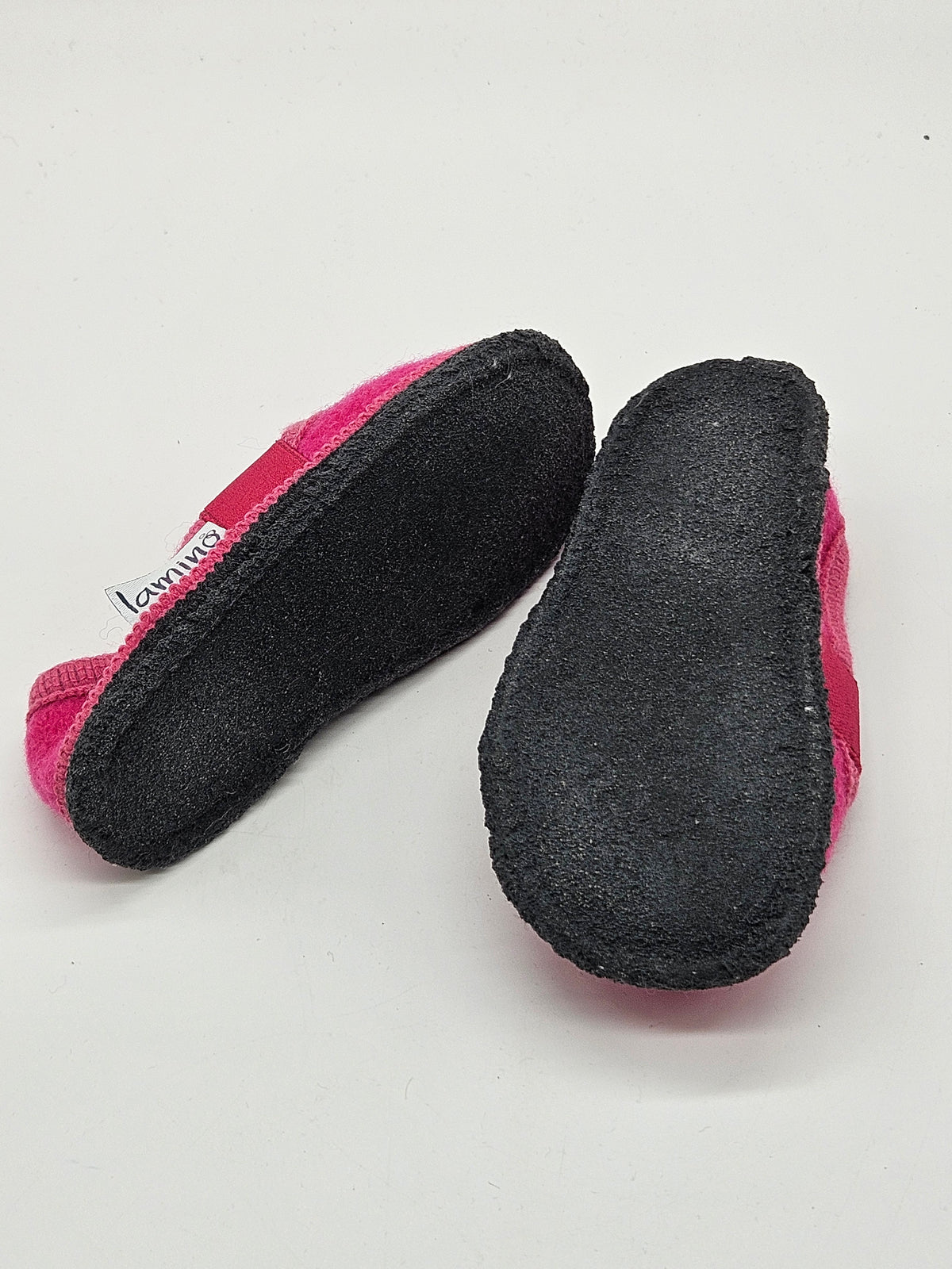 Haflinger Hausschuhe pink Mädchen Gr.21 Detailansicht – Wichtel Outlet