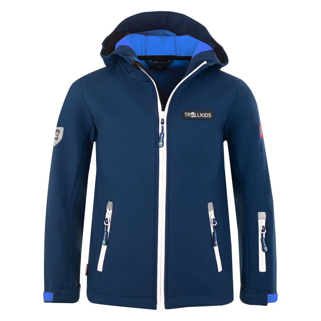 Trollkids Oslofjord Skijacke blau Gr.128 Vorderansicht – Wichtel Outlet