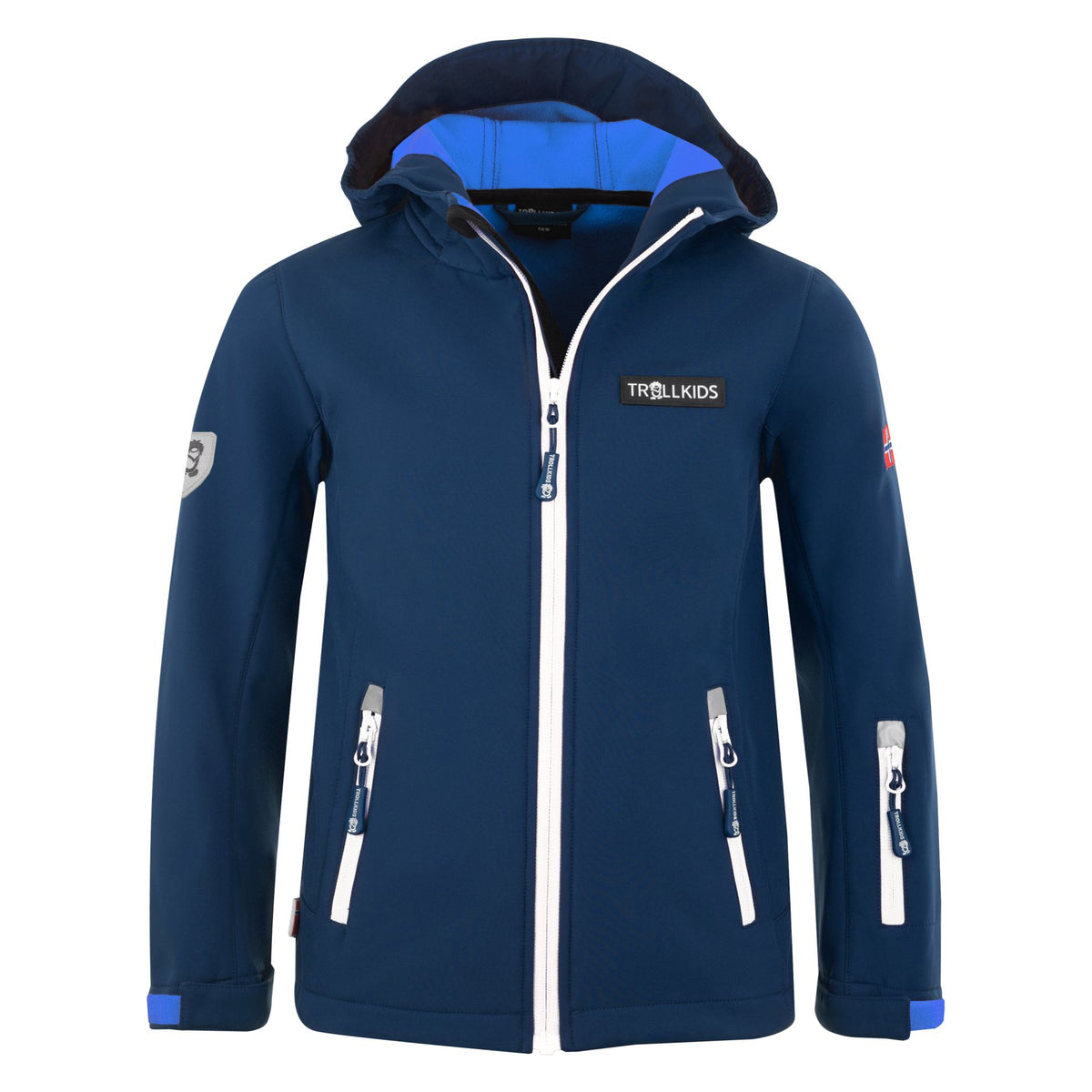 Trollkids Oslofjord Skijacke blau Gr.128 Vorderansicht – Wichtel Outlet