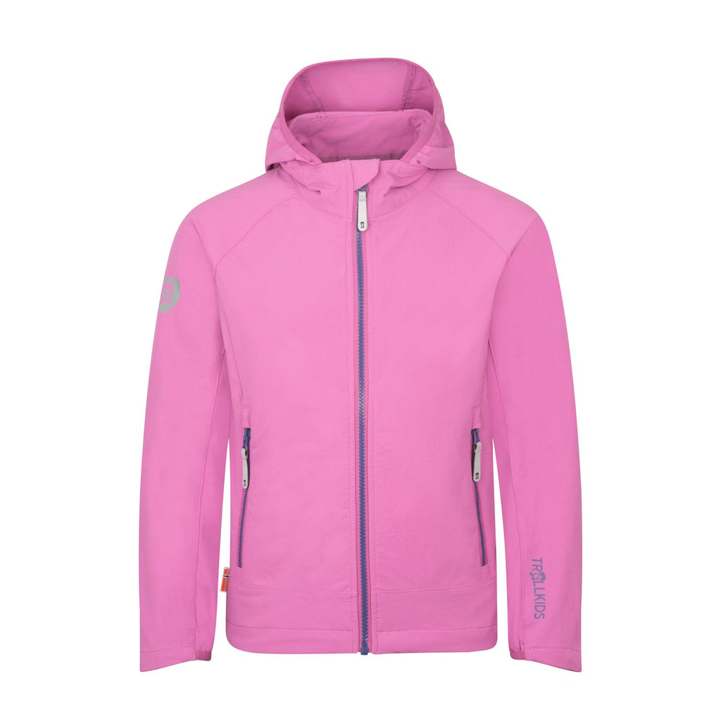 Trollkids Girls Kvalvika Jacket pink Gr.152 Vorderansicht – Wichtel Outlet