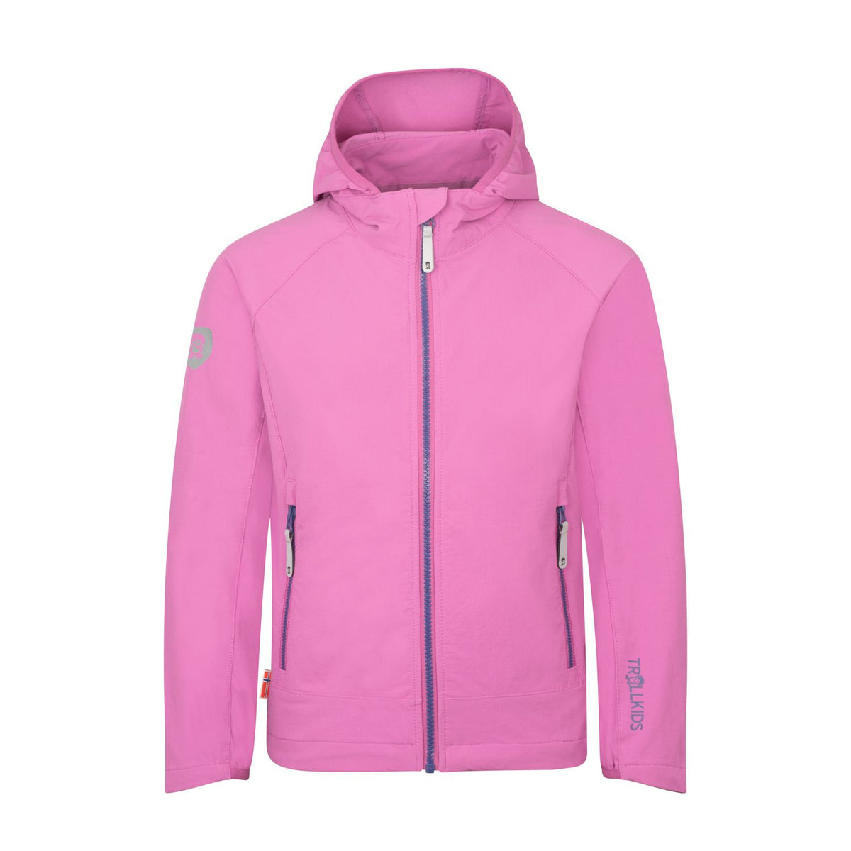 Trollkids Girls Kvalvika Jacket pink Gr.152 Vorderansicht – Wichtel Outlet