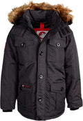 Canada Weather Gear Jungen Parka Vorderansicht – Wichtel Outlet