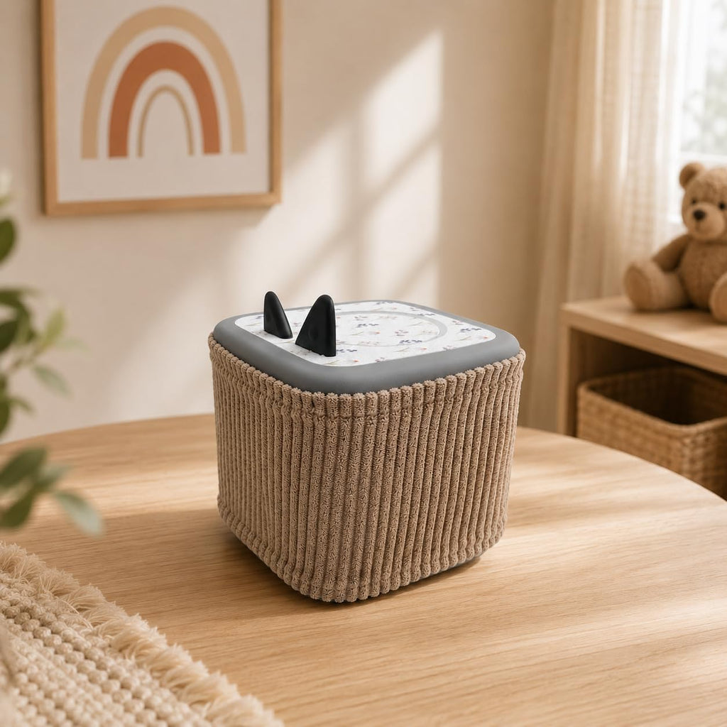 Toniebox Bezug Cover aus Cord Detailansicht – Wichtel Outlet